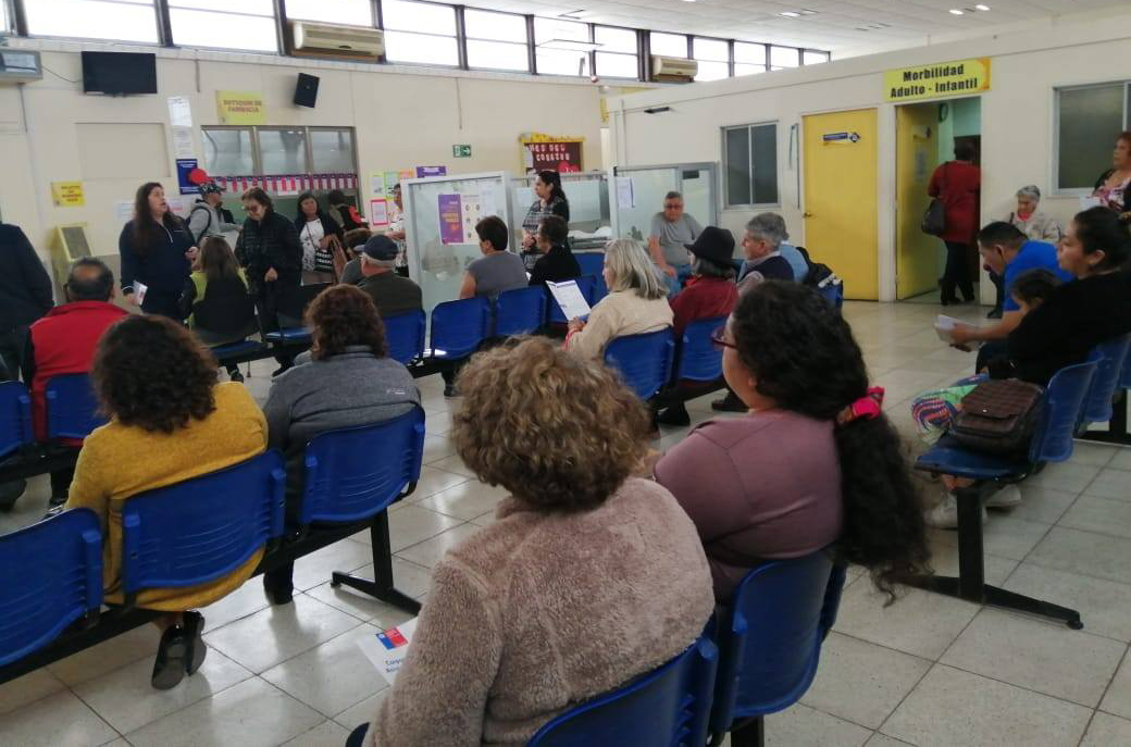 Abogada Convenio CAJTA - SENADIS Tarapacá presente en CESFAM Cirujano Videla en Iquique