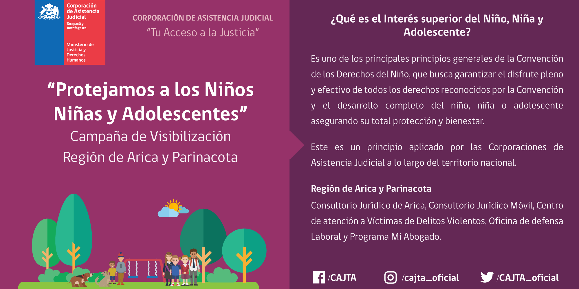 Campaña de Visibilización: Región de Arica y Parinacota