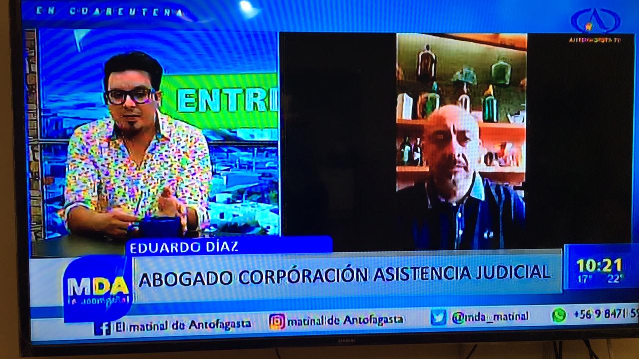 Oficina de Defensa Laboral de Antofagasta participa en Antofagasta TV
