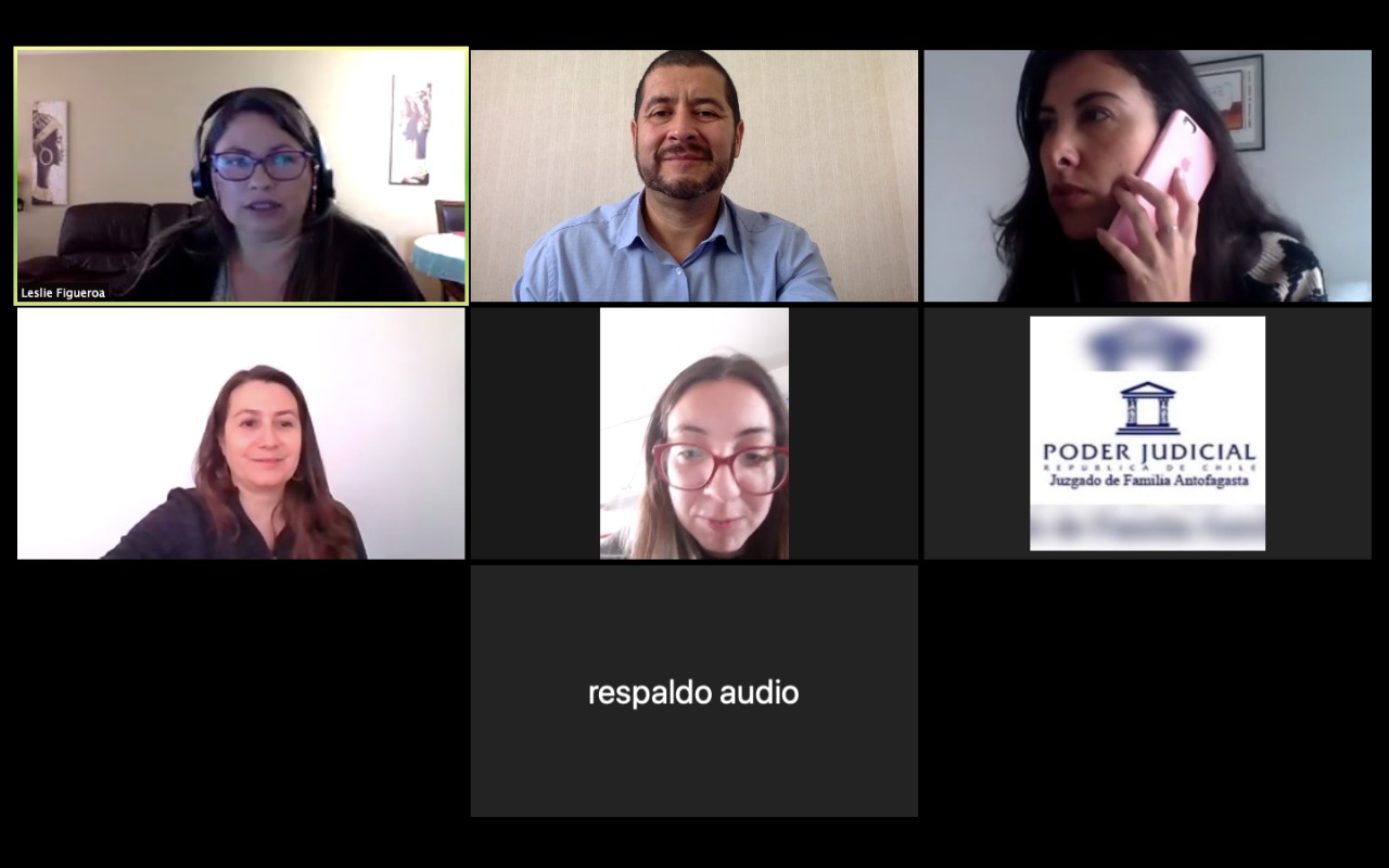 Por videoconferencia  Consultorio Jurídico Centro Antofagasta comparece a Audiencia