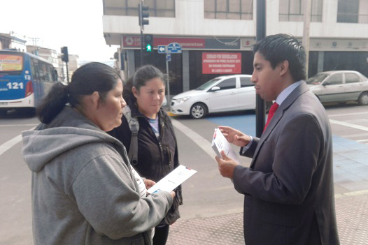 Distribuyen folletería en el Juzgado del Trabajo de Antofagasta y la Inspección Provincial del Trabajo