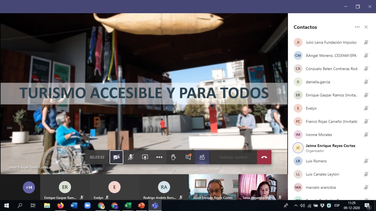 Convenio CAJTA-SENADIS Arica participo en Comisión de Accesibilidad