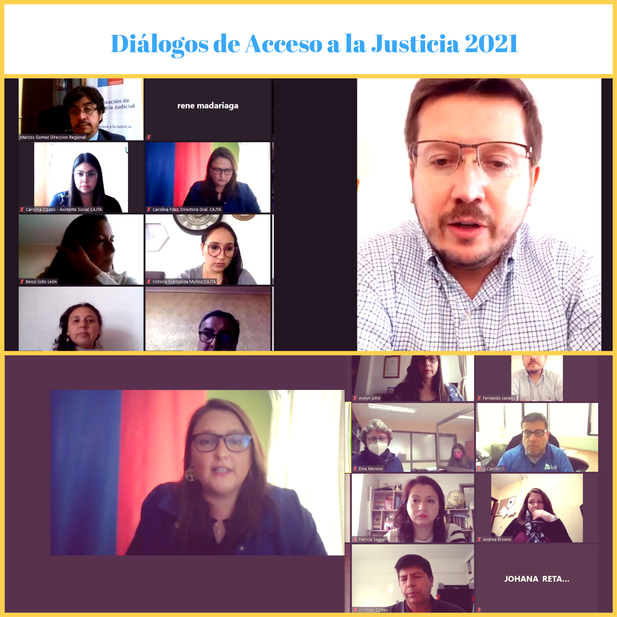 En Diálogos de Acceso a la Justicia en Tarapacá Acuerdan Realizar Convenios para Mejorar Atención