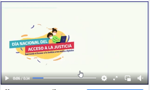 Con nuestro vídeo te invitamos a la Maratón por el Acceso a la Justicia