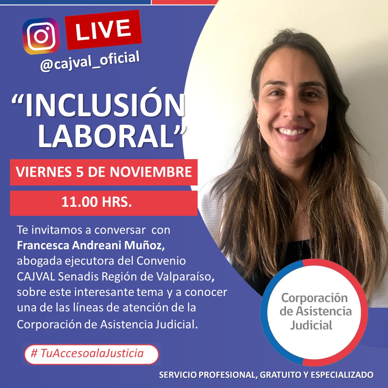 Instagram en Vivo sobre  "Inclusión Laboral"