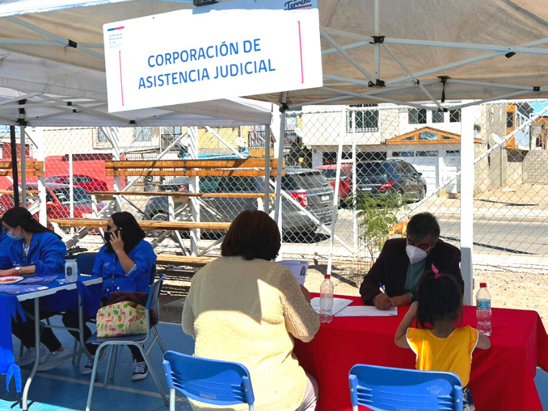 El Consultorio Jurídico de Calama en  Gobierno en Terreno