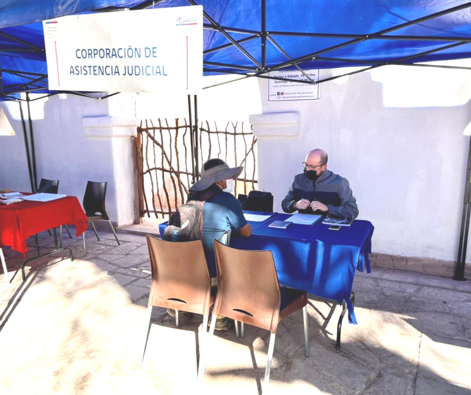 Consultorio Jurídico de Calama participa en Gobierno en Terreno, desarrollado en San Pedro de Atacama