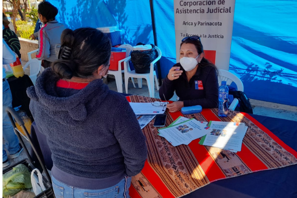 Consultorio Jurídico Móvil de Arica y Parinacota, presta atención en Putre