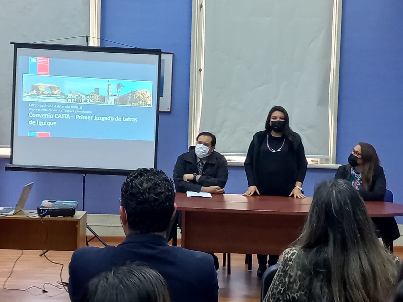 Convenio de Colaboración entre el Primer Juzgado de Letras de Iquique y la CAJTA