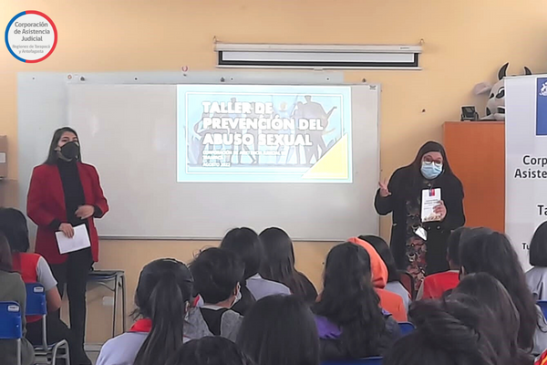 Centro de Atención a Víctimas de Delitos Violentos de Iquique realiza taller sobre Prevención de Abuso Sexual