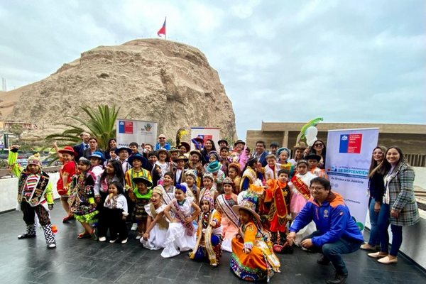 Carnaval infantil 2022 visita Seremi de Justicia y DDHH de Arica y Parinacota
