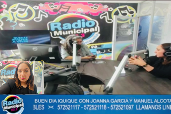 La Abogada del Convenio CAJTA-SENADIS, Victoria Fuenzalida Muñoz, participo en Radio Municipal de Iquique