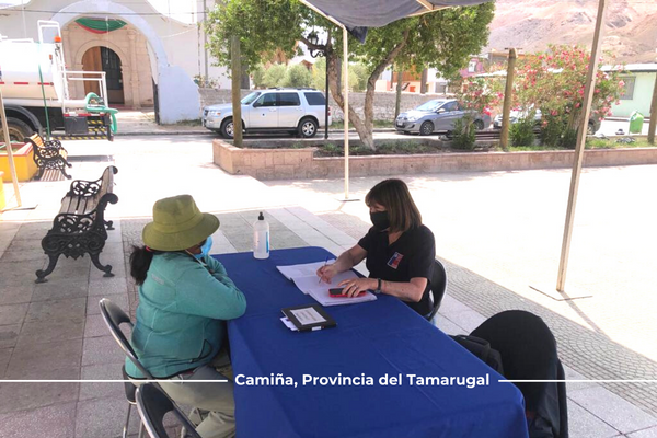 Consultorio Jurídico Móvil del Tamarugal brinda atención en Camiña
