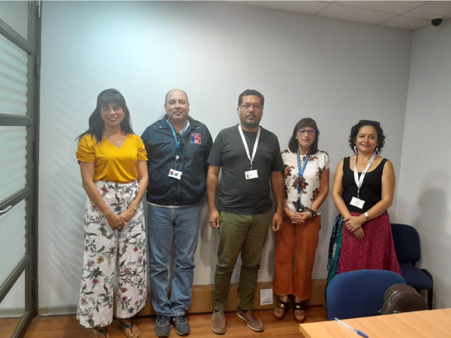 Unidad de Migración de CAJTA  de Arica y Parinacota se reúne con INDH