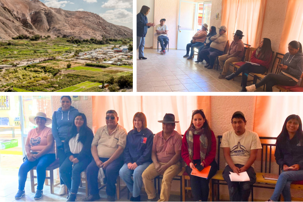 CAJTA realiza taller sobre Alimentos y Registro de Deudores a dirigentes de la Unidad Vecinal de Camiña