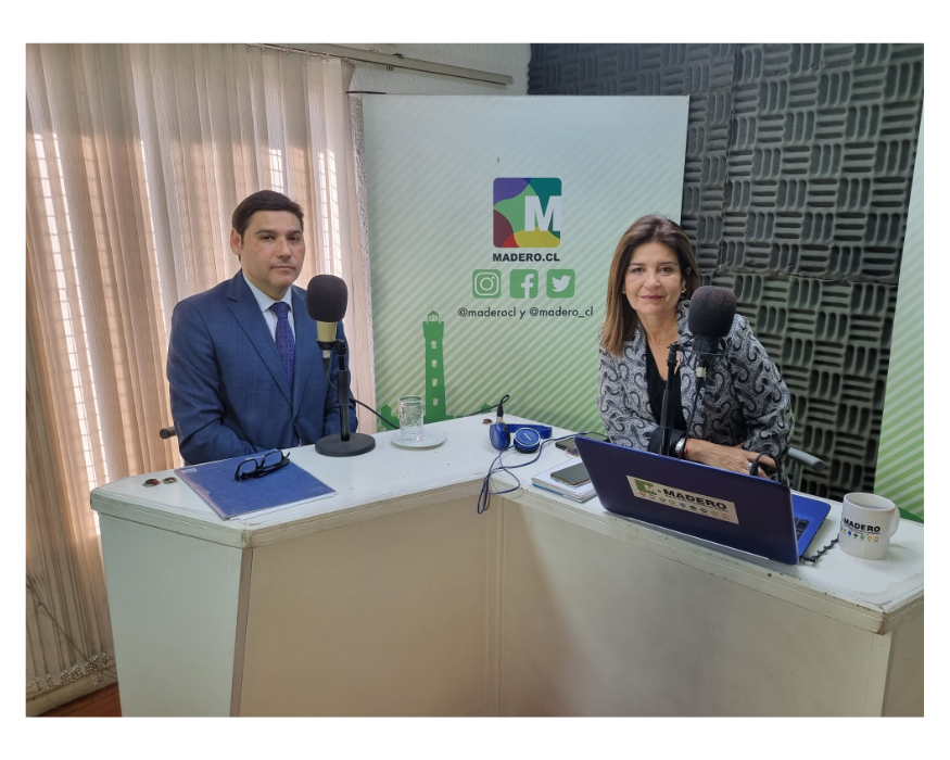 Director Regional de la CAJTA Antofagasta aistió a la Radio Madero en el marco del aniversario N° 36 de la CAJTA