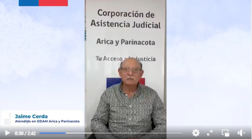 Te invitamos a ver video testimonio del Sr. Jaime Cerda usuario de CAJTA