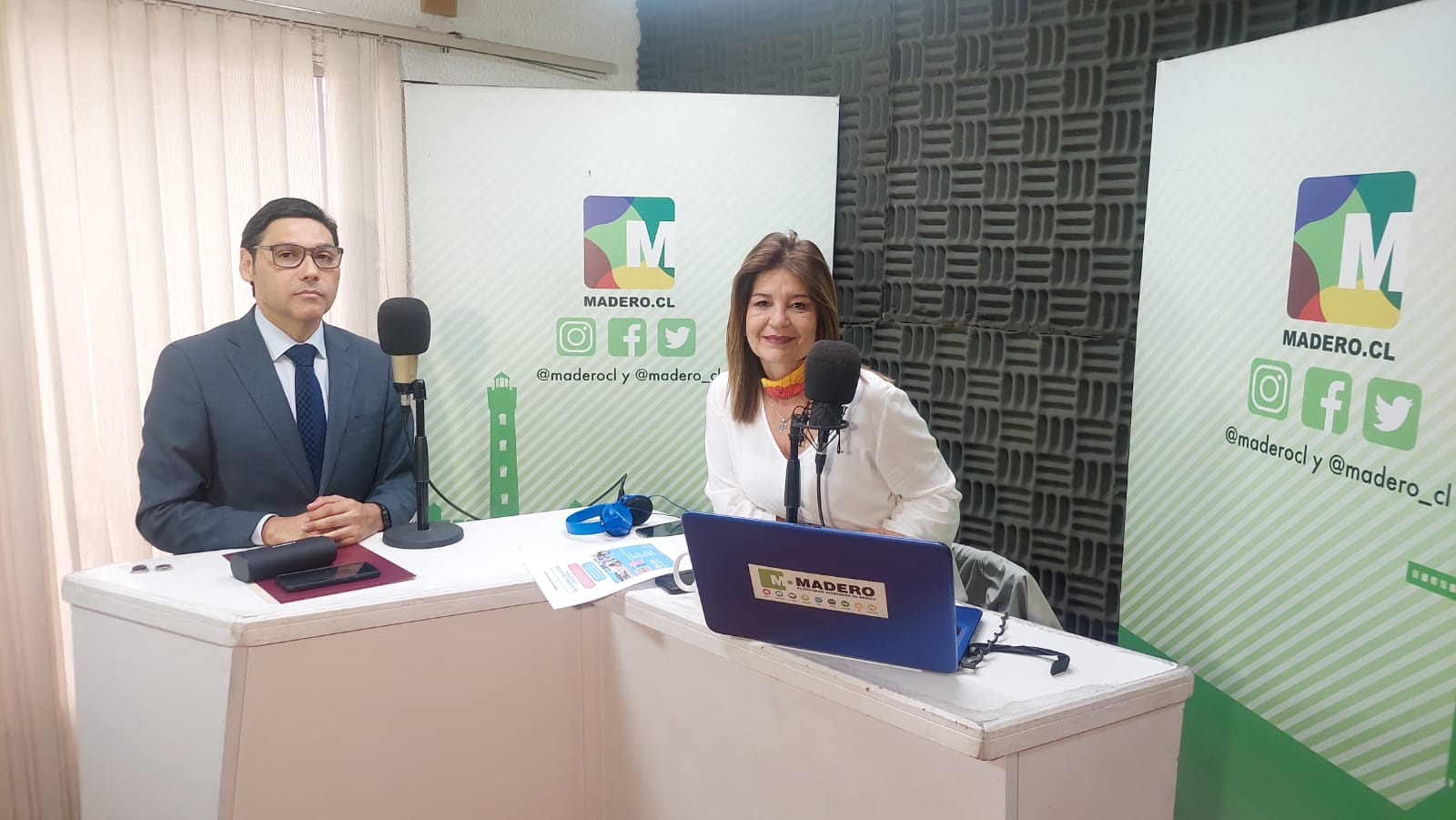 Director Regional de la CAJTA Región de Antofagasta asiste a Radio Madero