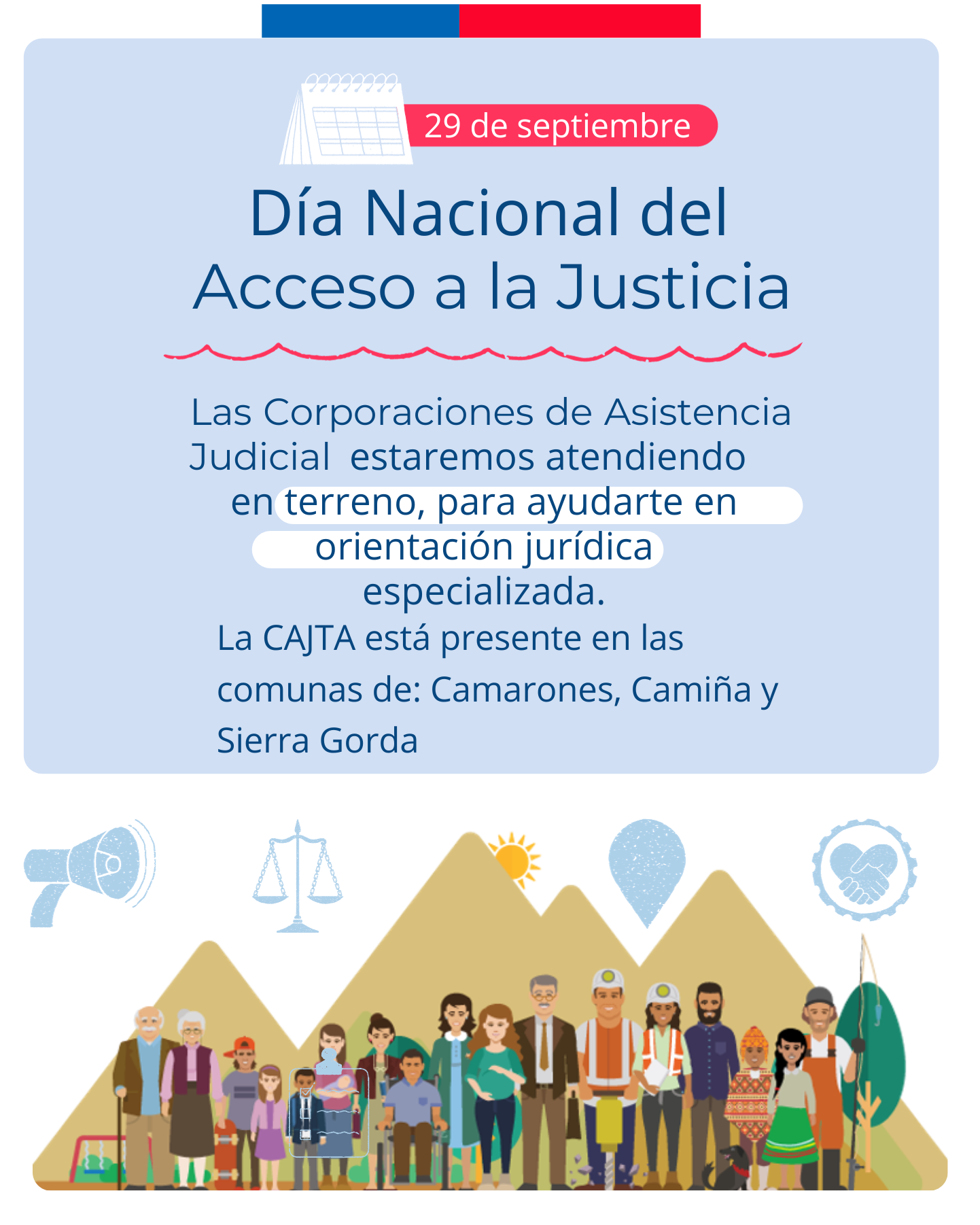 ¡29 de septiembre, Día Nacional de Acceso a la Justicia!