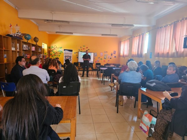 La Niñez y Adolescencia se Defienden realizó charla en Liceo José Gutiérrez de La Fuente de Iquique