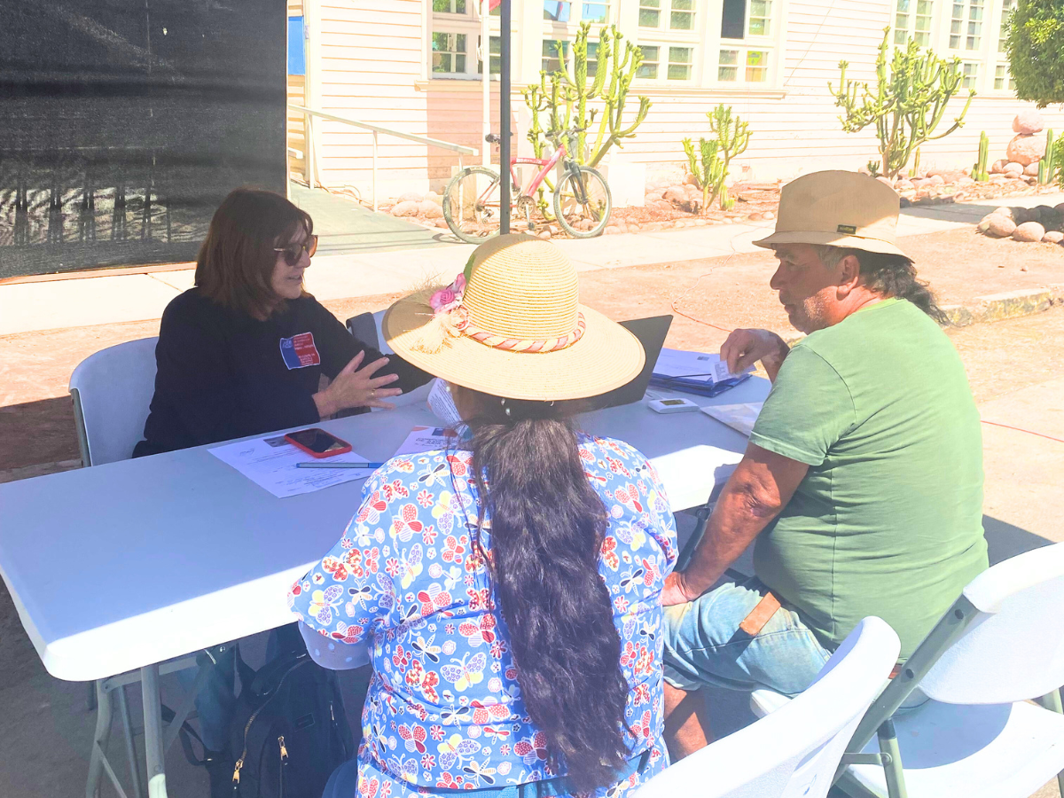 Consultorio Jurídico Móvil del Tamarugal  participa en Gobiernos en Terreno en Huara