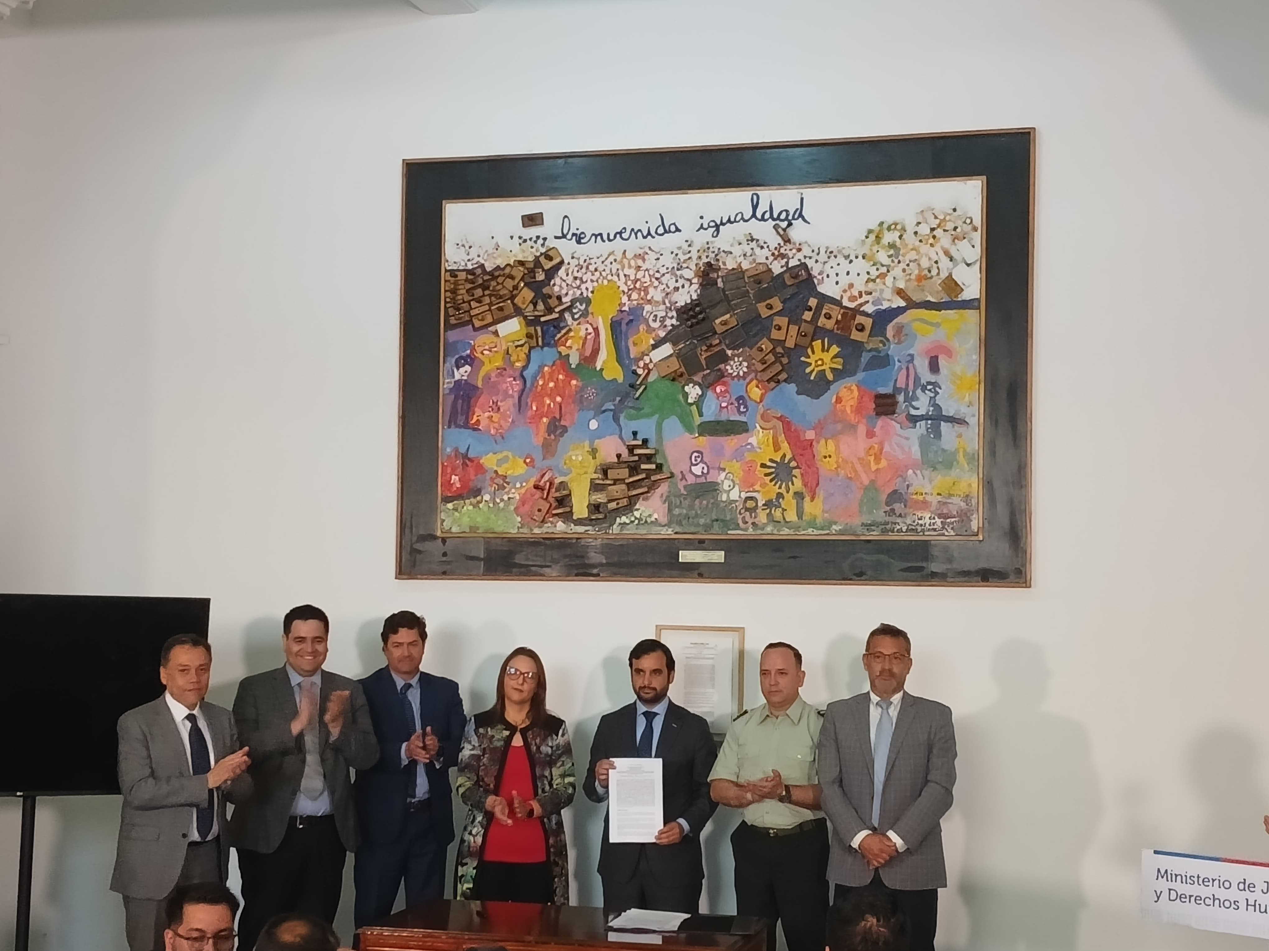 Firma del Convenio entre las CAJ, Gendarmería de Chile, la Defensoría Penal Pública y la Subsecretaria de Justicia