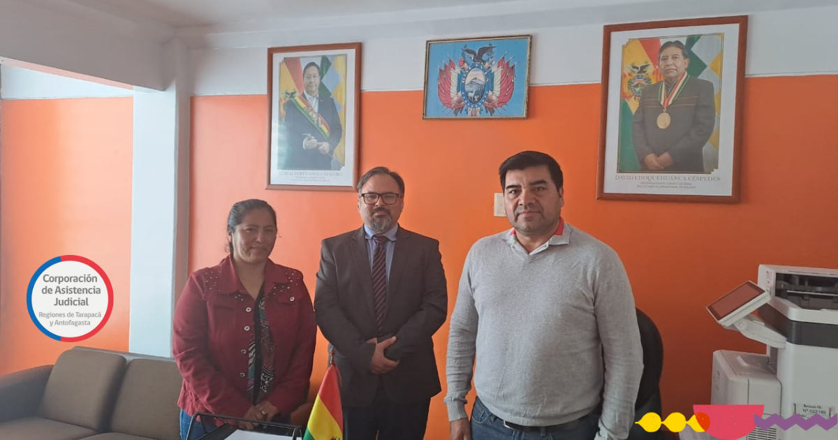 Abogado de Migración de Antofagasta se reúne con Cónsul de Bolivia