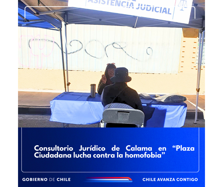 CAJTA participa en la ciudad de Calama en: “Plaza Ciudadana lucha contra la homofobia”