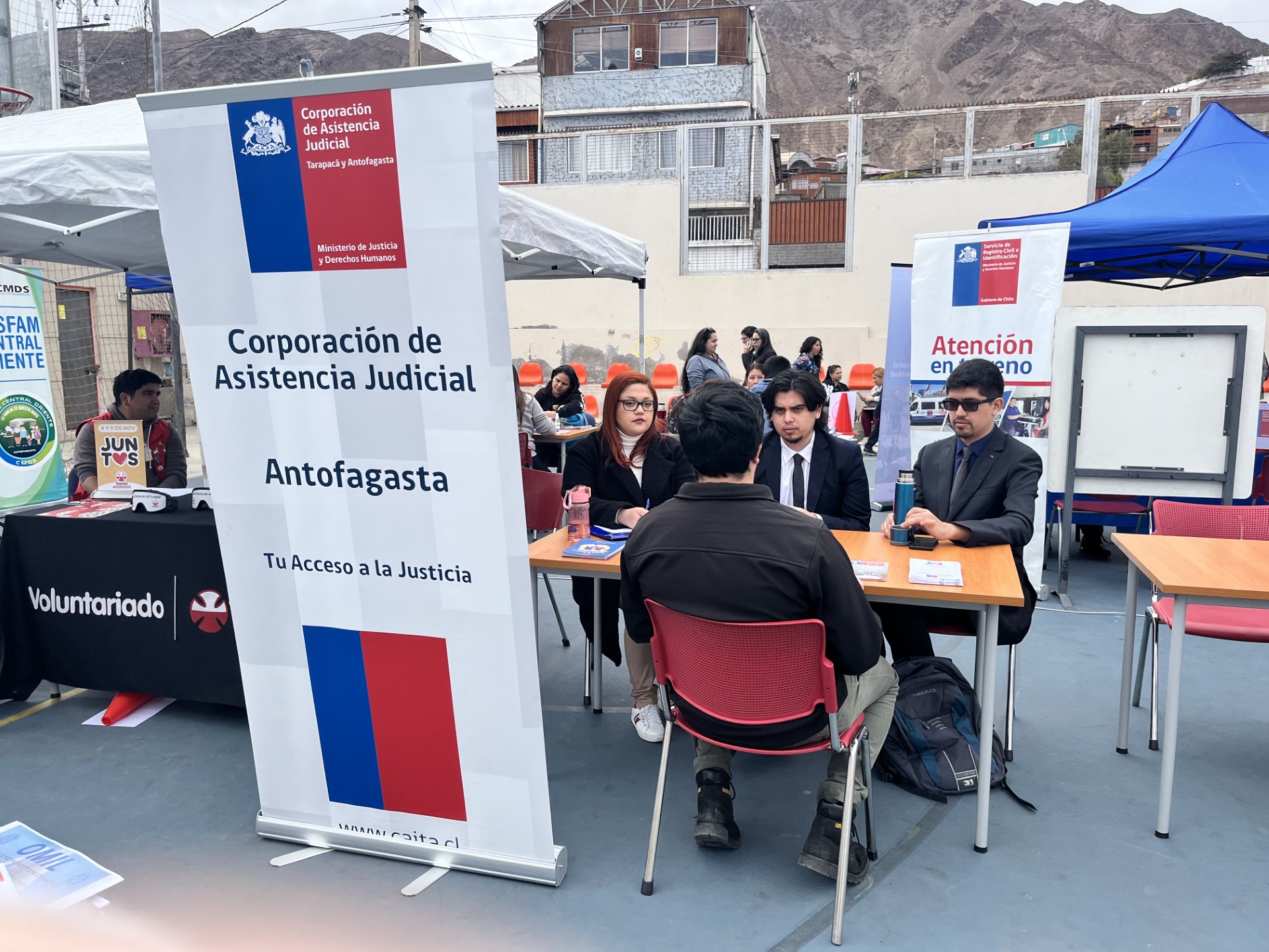 CAJTA participa en Plaza Ciudadana en la población Vista Hermosa en Antofagasta