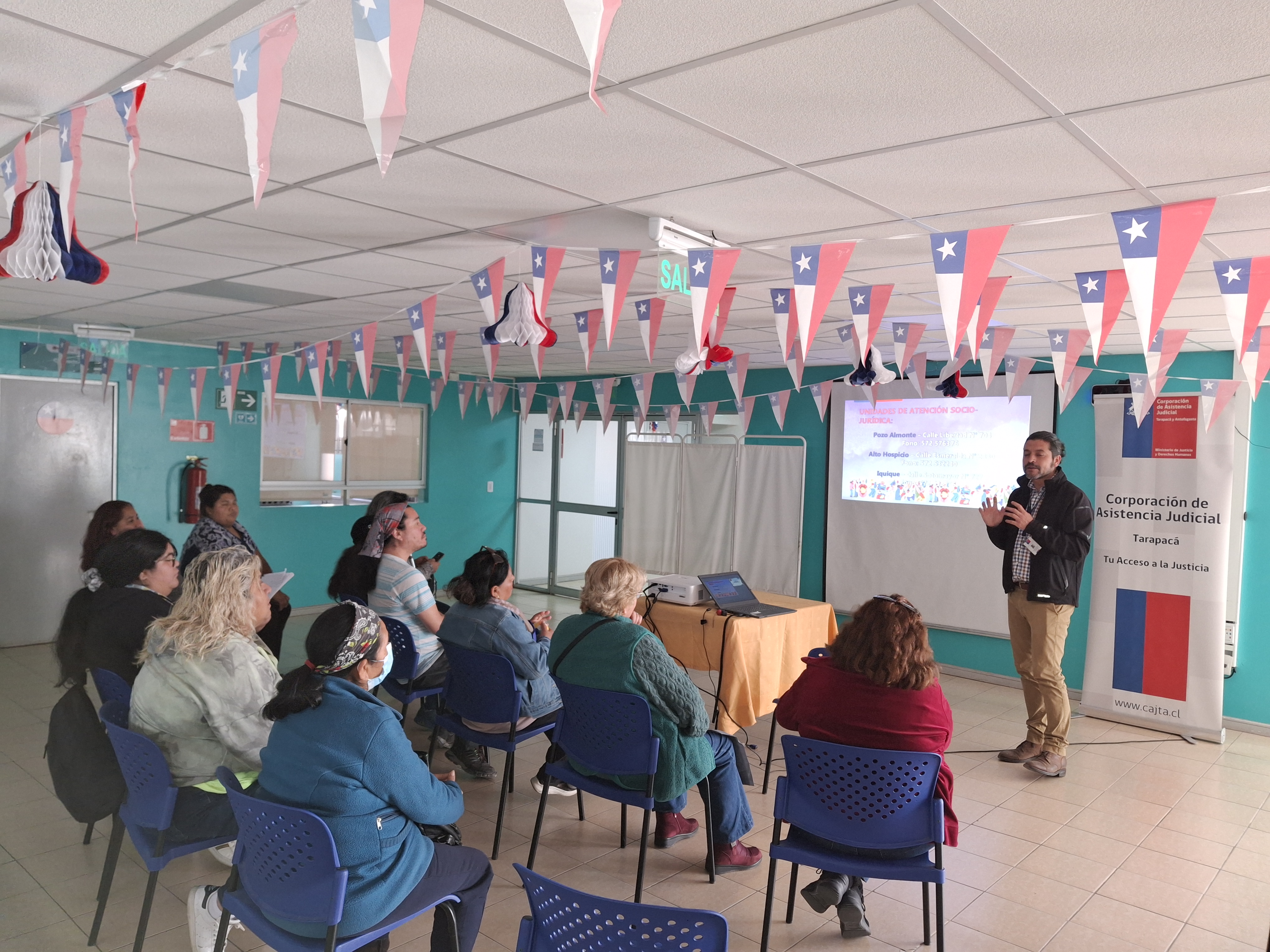 Consultorio Jurídico de Iquique da charla a cuidadores de familiares en situación de discapacidad y dependencia severa