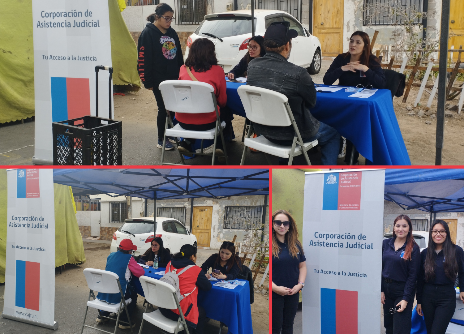 Centro de Familia de la CAJTA brinda atención en Feria Itinerante de Iquique