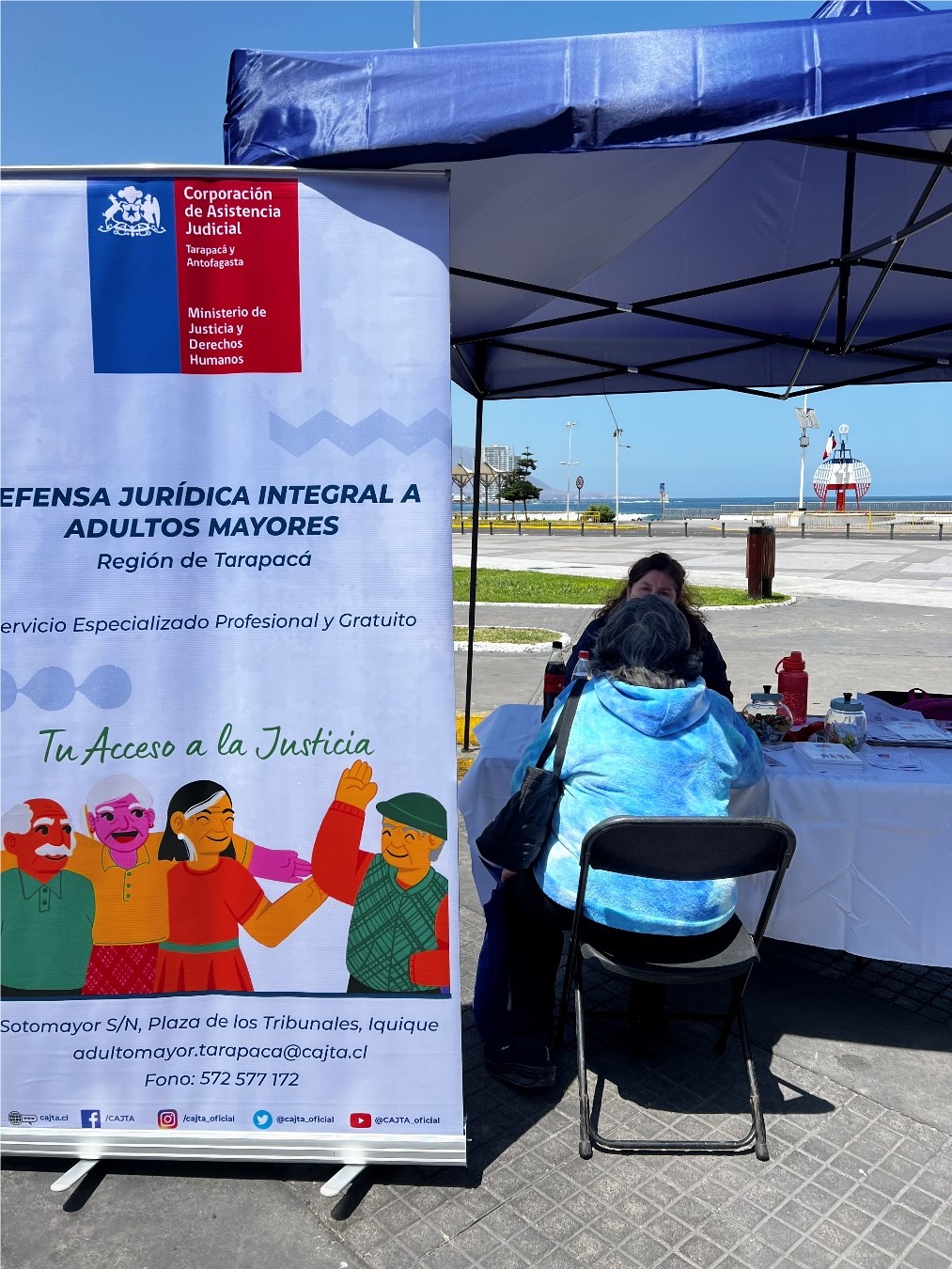 Participación de la Defensa Jurídica Integral a Adultos Mayores en la Celebración del Mes del Adulto Mayor