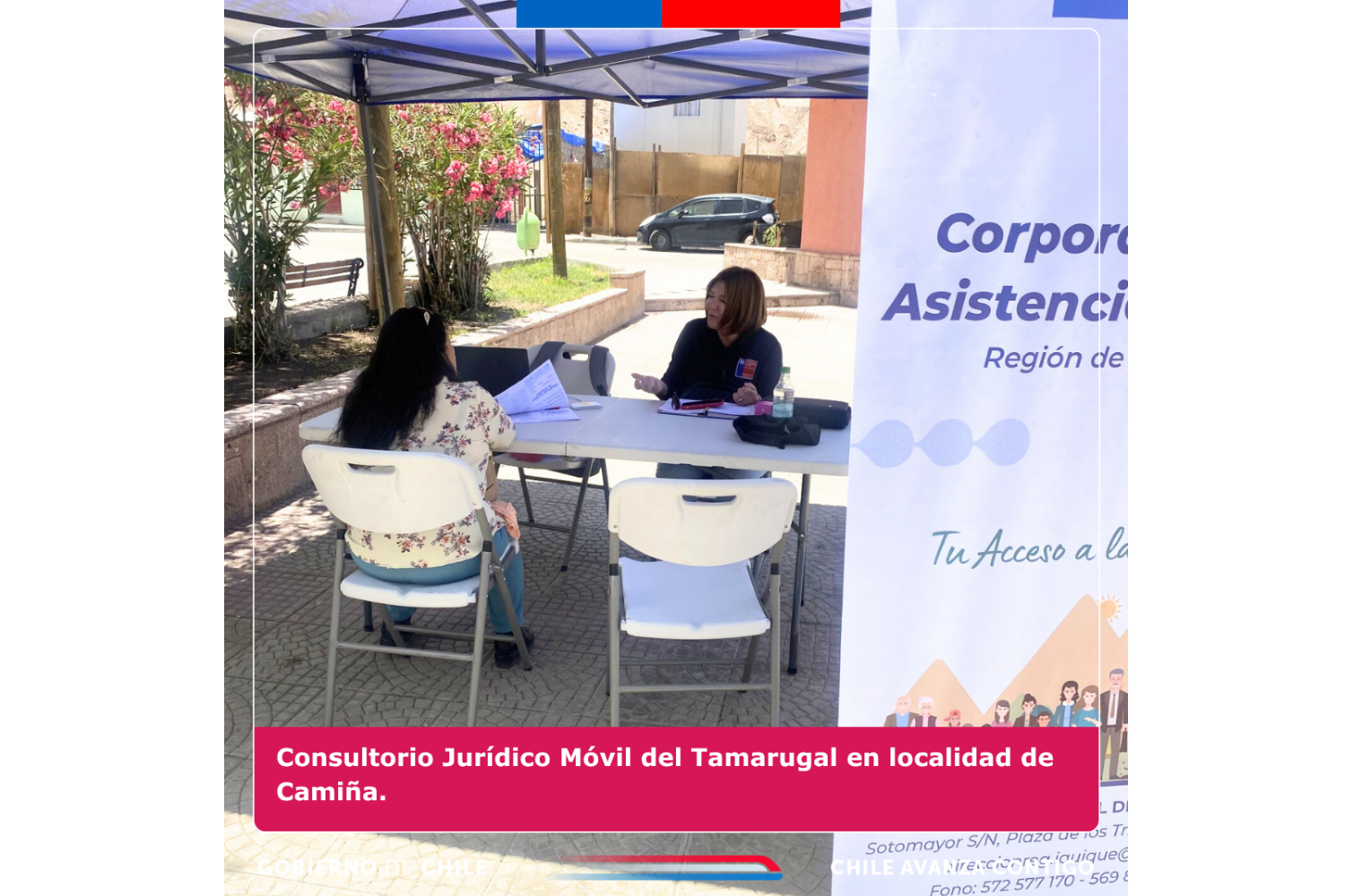 Consultorio Jurídico Móvil del Tamarugal en Camiña