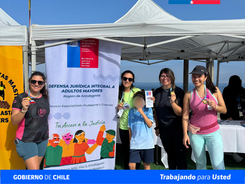 ODAM de Antofagasta participa en Corrida Familiar por el Adulto Mayor