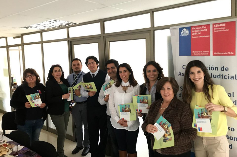 Consultorio Jurídico de Arica recibe capacitación sobre Atención Ciudadana Inclusiva
