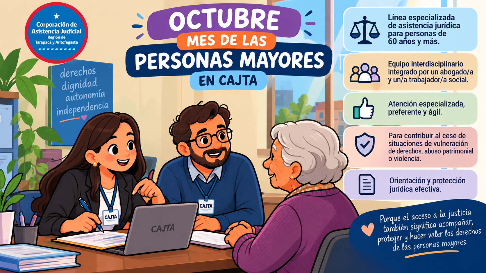 Octubre: Mes de las Personas Mayores en CAJTA