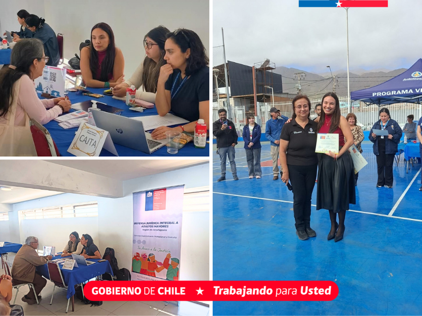 ODAM Antofagasta participó en jornada de atención a personas mayores
