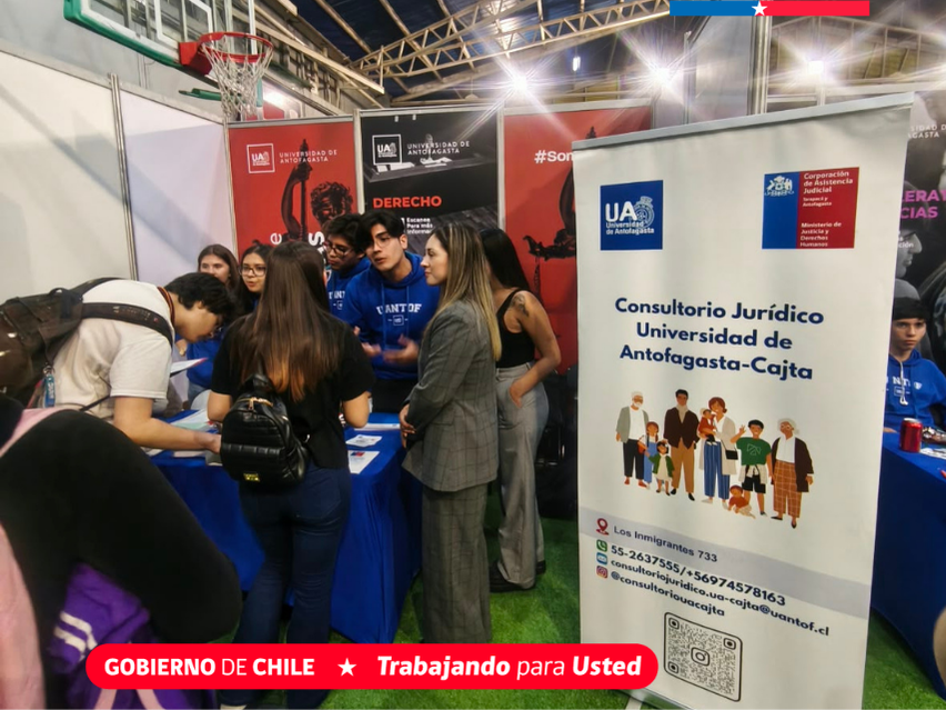 Centro de Atención Jurídica de la Universidad de Antofagasta en EXPO UA