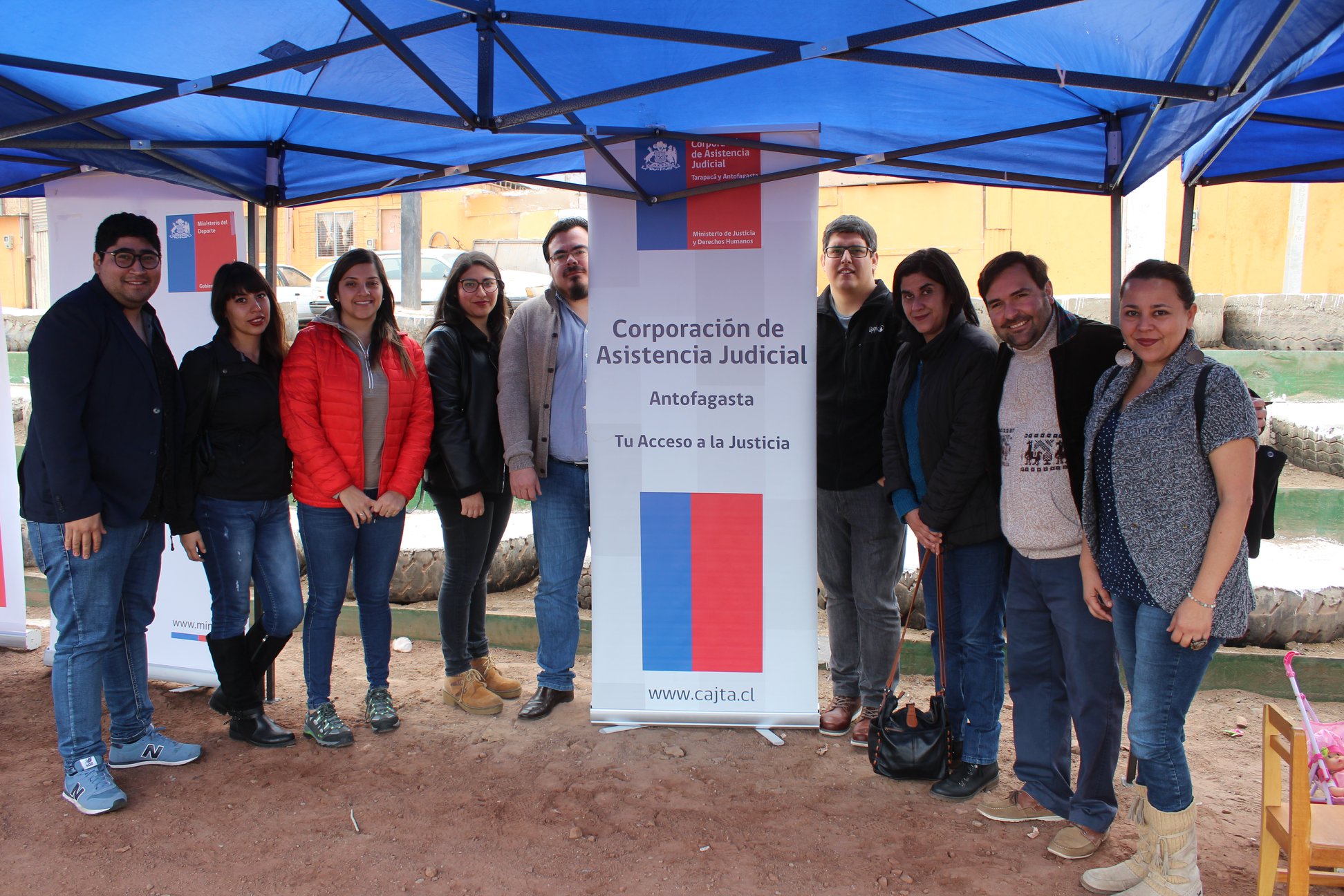 CAJTA brinda atención en Gobierno en Terreno realizado en campamento Luz Divina de Antofagasta