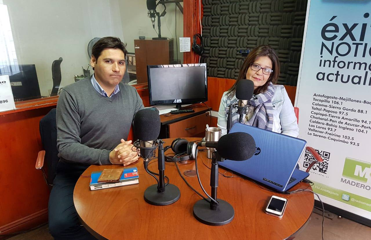 Promocionan campaña "La Corporación de Asistencia Judicial en su Casa" en radio Madero de Antofagasta