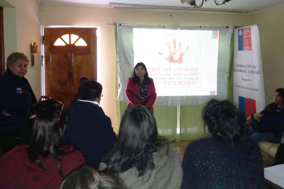 CAVI de Iquique realizo una charla en la comuna de Alto Hospicio