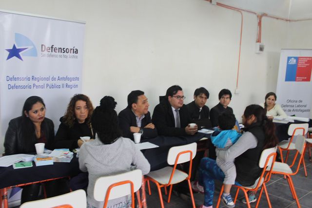 Antofagasta: Servicios del sector Justicia realizan Operativo “Justicia Atiende” en Campamento Américas Unidas