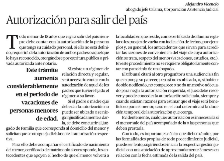 Columna Diario El Mercurio de Calama