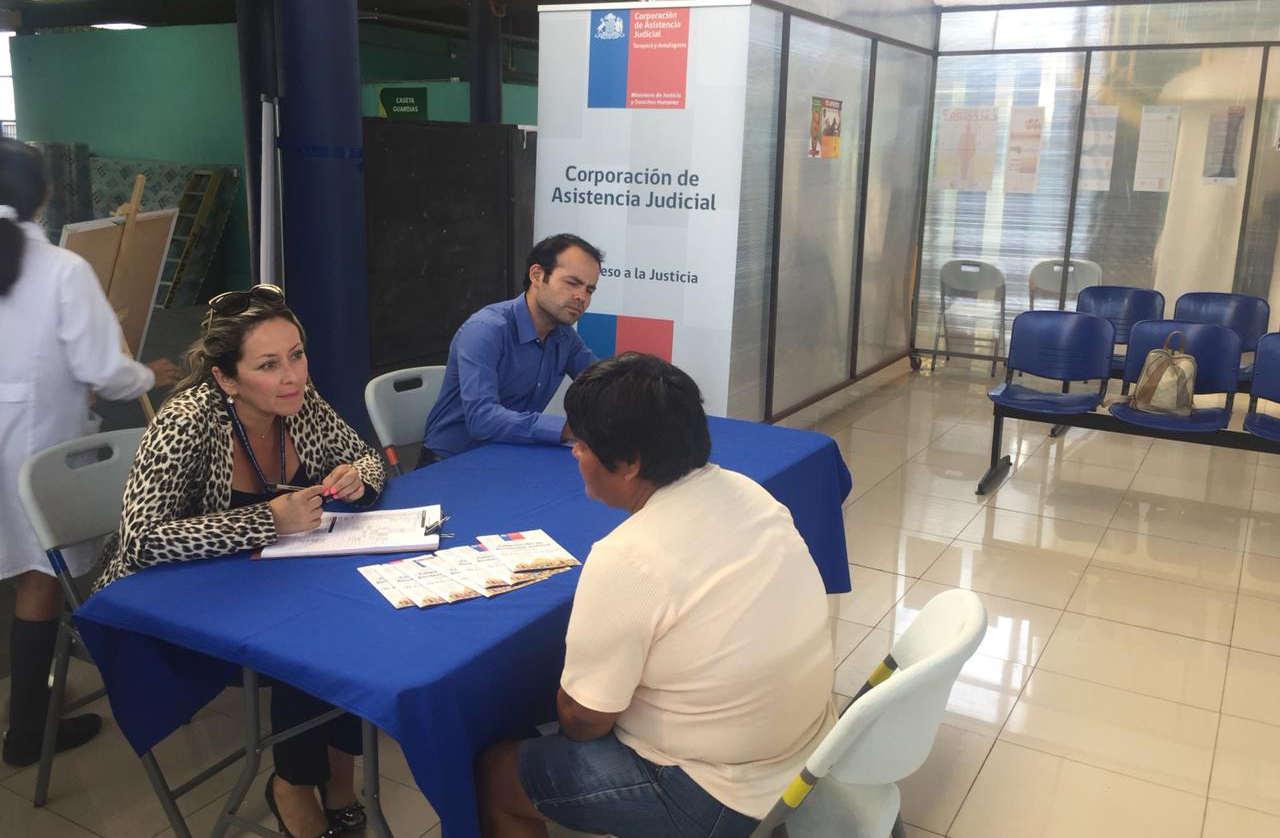 Centro de Familia de Iquique difunde a la CAJTA en Consultorio Cirujano Videla