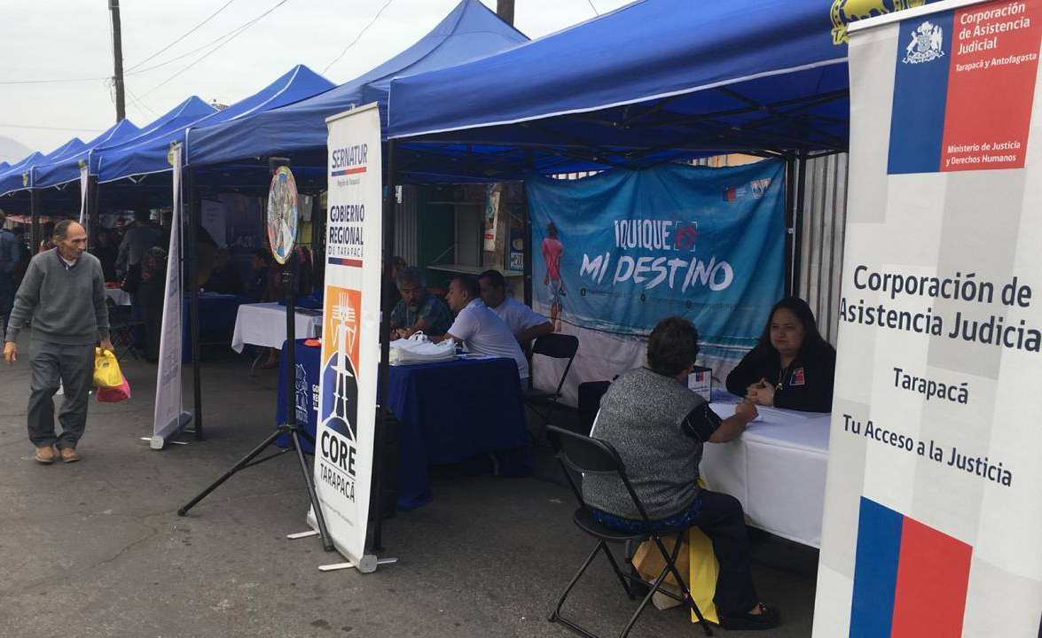 Consultorio Jurídico de Iquique participa en Gobierno en Terreno