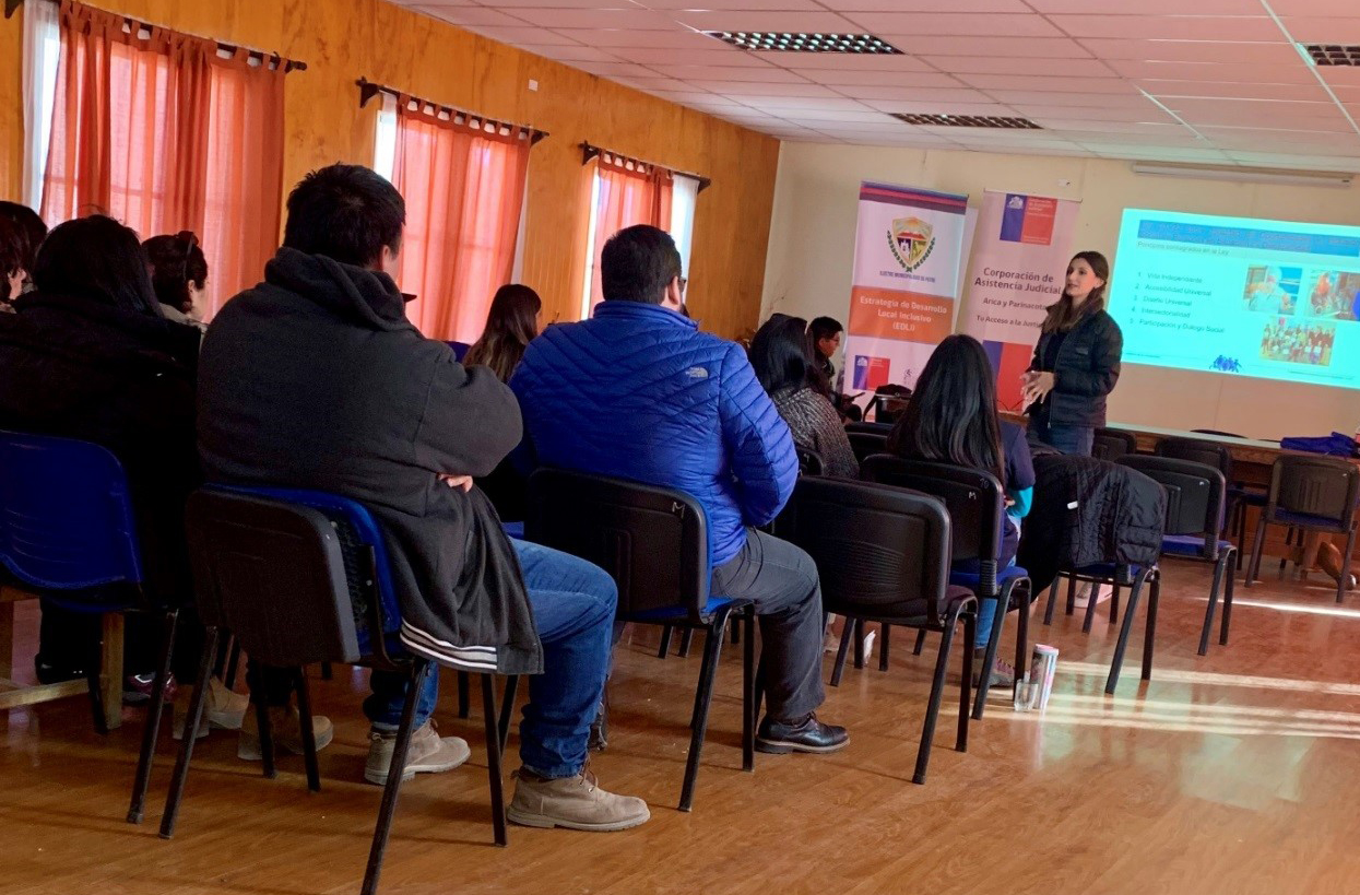 Convenio CAJTA-SENADIS Arica participa en capacitación en Ilustre Municipalidad de Putre