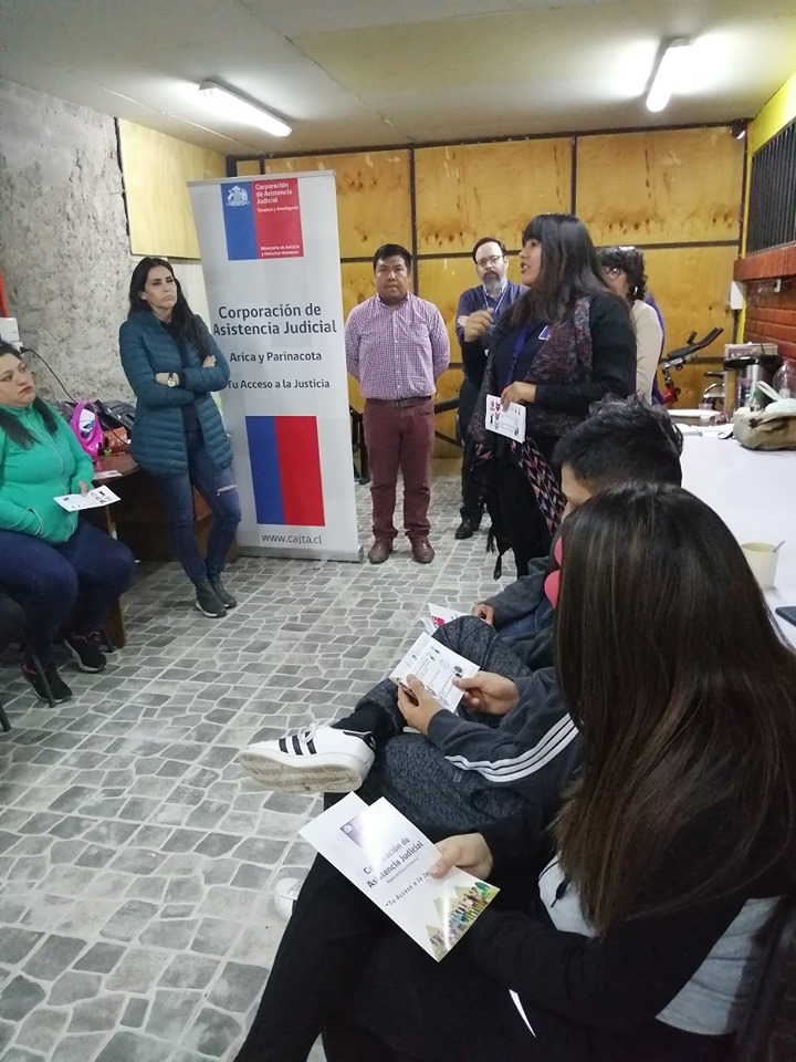 Oficina de Defensa Laboral de Arica y Parinacota realiza charla sobre las CAJ y Derecho de labora