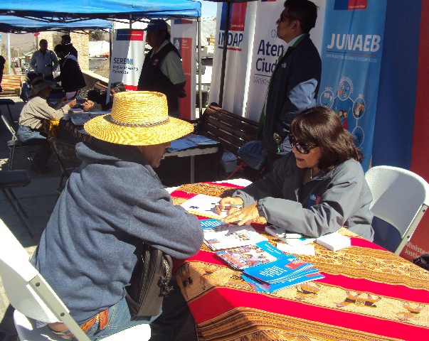 En la localidad de Putre, situdada a 3550 metros de altura, CAJTA Participó en el Gobierno Presente Organizado por la Gobernación de Parinacota