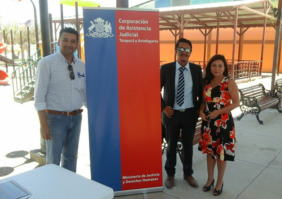 CAJTA con su Consultorio Jurídico Móvil Participa en Plaza de Justicia en Huara